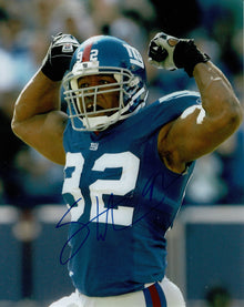  Michael Strahan Signed 10X8 Photo New York Giants AFTAL COA (G)