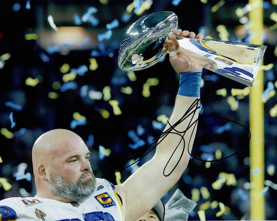 Andrew Whitworth Signed 10X8 Photo Los Angeles Rams AFTAL COA (C)