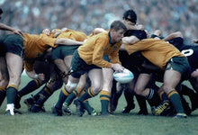  Nick Farr-Jones Signed 12X8 Photo Australian Rugby World Cup AFTAL COA (2137)