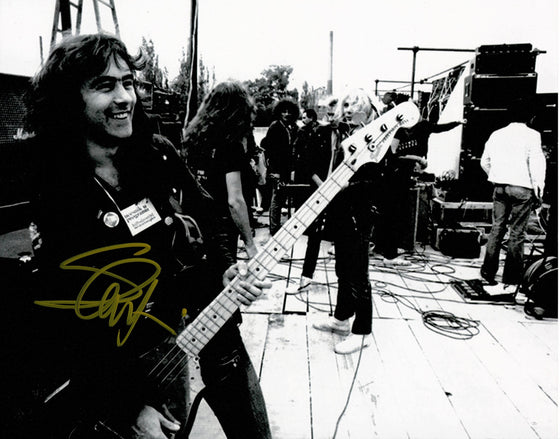 Steve Harris Signed 10X8 Photo Iron Maiden AFTAL COA (A)