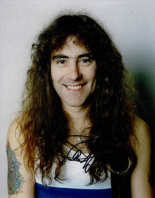  Steve Harris Signed 10X8 Photo Iron Maiden AFTAL COA (I)
