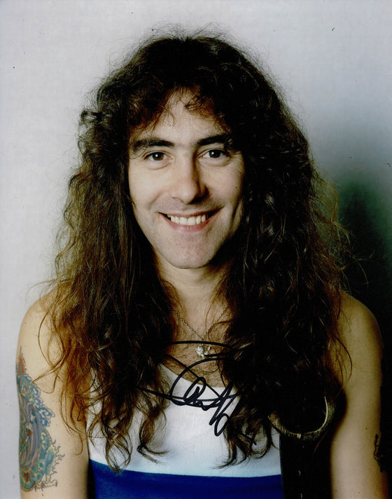 Steve Harris Signed 10X8 Photo Iron Maiden AFTAL COA (I)