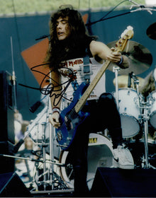  Steve Harris Signed 10X8 Photo Iron Maiden AFTAL COA (L)