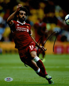  Mo Salah Signed 10X8 Photo Liverpool F.C. AN53421 PSA COA (1120)