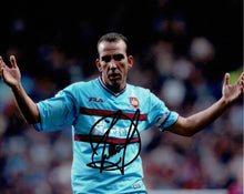  Paolo Di Canio SIGNED 10X8 Photo West Ham United PRIVATE SIGNING AFTAL COA (1242