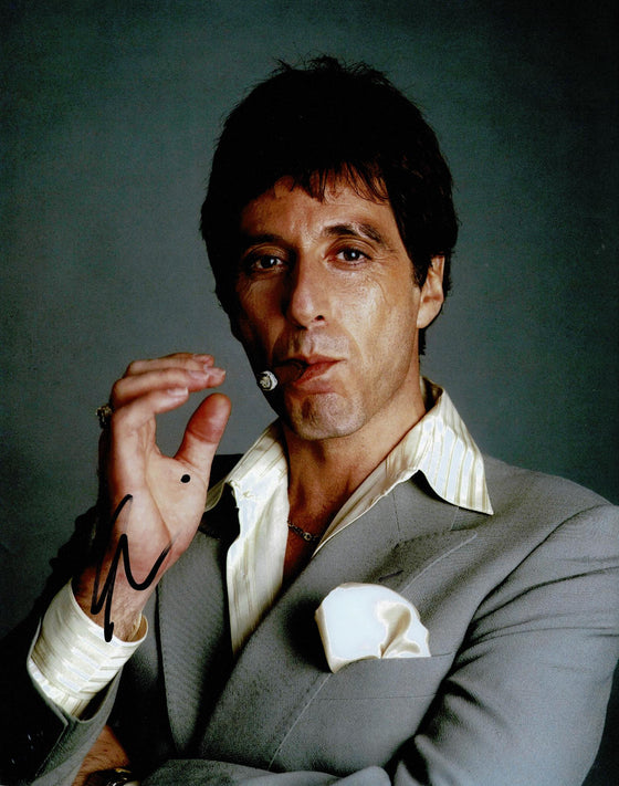Al Pacino Signed 11X14 Photo Scarface Genuine Signature AFTAL COA (A)