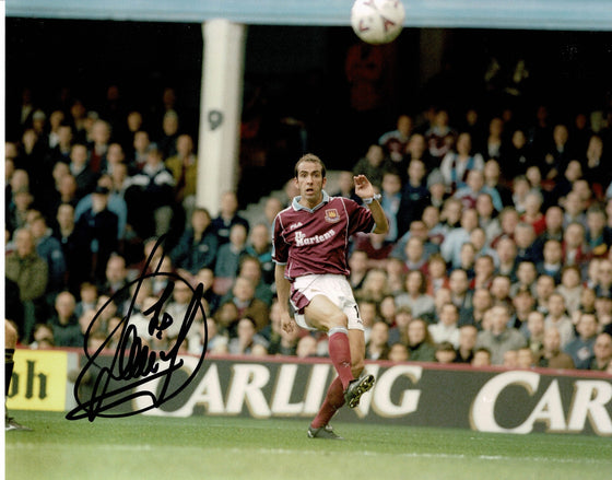Paolo Di Canio SIGNED 10X8 Photo West Ham United PRIVATE SIGNING AFTAL COA (1241