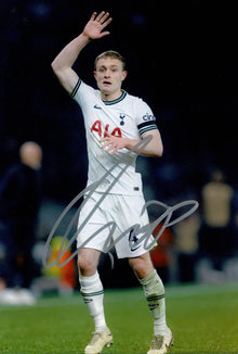  Oliver Skipp Signed 12X8 Photo SPURS Tottenham Hotspur AFTAL COA (1828)