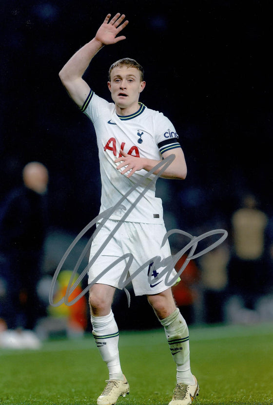 Oliver Skipp Signed 12X8 Photo SPURS Tottenham Hotspur AFTAL COA (1828)