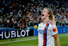  Ada Hegerberg Signed 12X8 Lyon & Norway Genuine Signature AFTAL COA (9147)