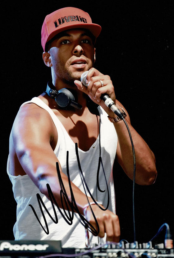 Marvin Humes Signed 12X8 Photo JLS Genuine Signature AFTAL COA (A)