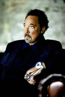  Tom Jones SIGNED 12X8 Photo Genuine Signature AFTAL COA (A)