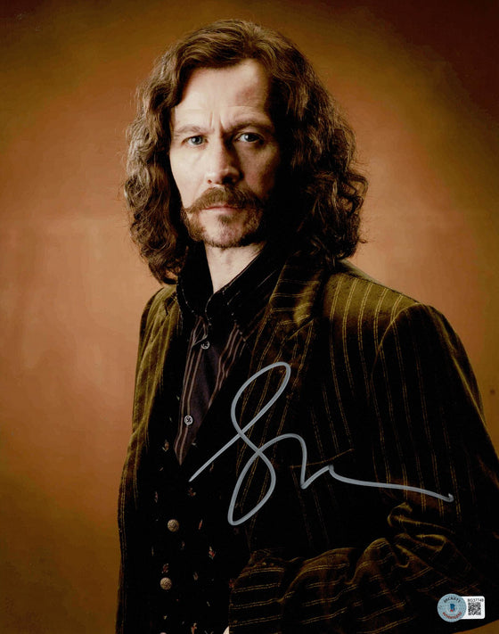 Gary Oldman Signed 11X14 Photo Sirius Black Harry Potter BAS B637748 COA