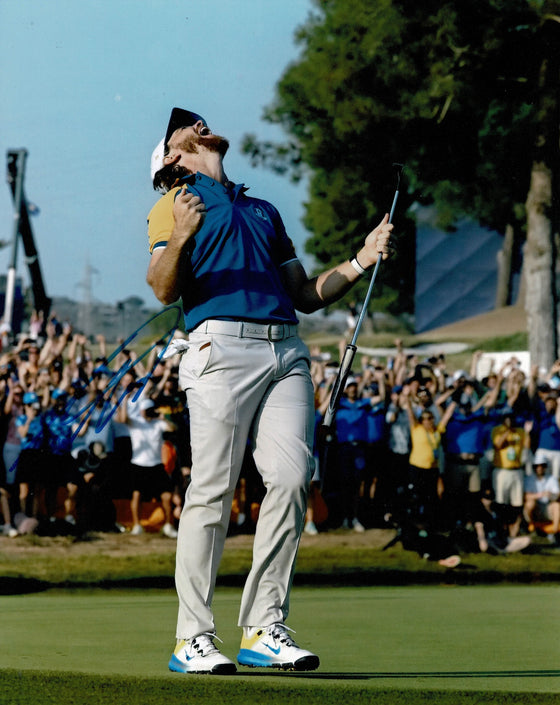 Tommy Fleetwood Signed 10X8 PHOTO Ryder Cup Genuine Signature AFTAL COA (3037)