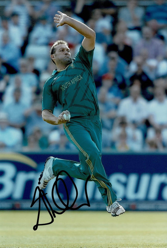 Jacques Kallis Signed 12X8 Photo South African Cricket Legend AFTAL COA (2589)