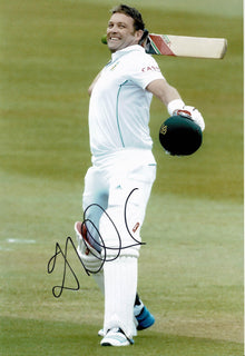  Jacques Kallis Signed 12X8 Photo South African Cricket Legend AFTAL COA (2617)