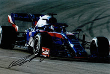  Daniil Kvyat SIGNED 12X8 Photo Toro Rosso, Red Bull, AlphaTauri AFTAL COA (3540)