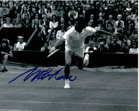 Ilie Nastase Signed 10X8 PHOTO US & French Open Genuine Autograph AFTAL COA (B)