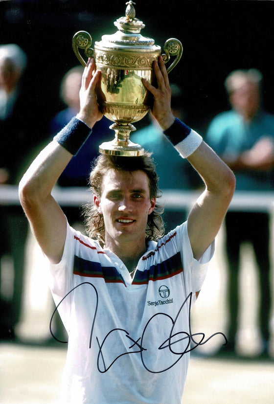 Pat Cash Signed 12X8 Photo Wimbledon Genuine Autograph Signature AFTAL COA