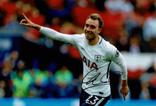  Christian Eriksen Signed 12X8 Photo SPURS Tottenham Hotspur AFTAL COA (1606)