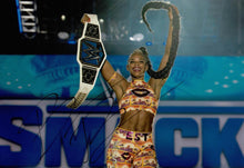  Bianca Belair SIGNED 12X8 PHOTO WWE Genuine Signature AFTAL COA (7151)