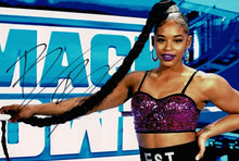  Bianca Belair SIGNED 12X8 PHOTO WWE Genuine Signature AFTAL COA (7145)