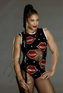  Bianca Belair SIGNED 12X8 PHOTO WWE Genuine Signature AFTAL COA (7137)