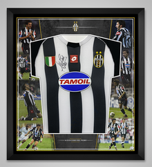  Alessandro Del Piero SIGNED & FRAMED Iconic SHIRT JUVENTUS & ITALY AFTAL COA