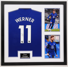  Timo Werner Signed & Framed Shirt Chelsea FC AFTAL COA (C)
