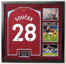  Tomas Soucek SIGNED & FRAMED West Ham United F.C. JERSEY AFTAL COA