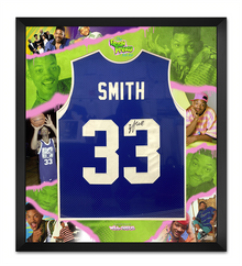  Will SMITH Signed & FRAMED Basketball Jersey Fresh Prince of Bel-Air AFTAL COA