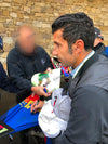 Luis Figo Signed FC Barcelona Shirt Genuine Autograph EXACT PROOF AFTAL COA