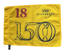  Tom Watson Signed 150th Open Championship PIN FLAG St Andrews AFTAL COA