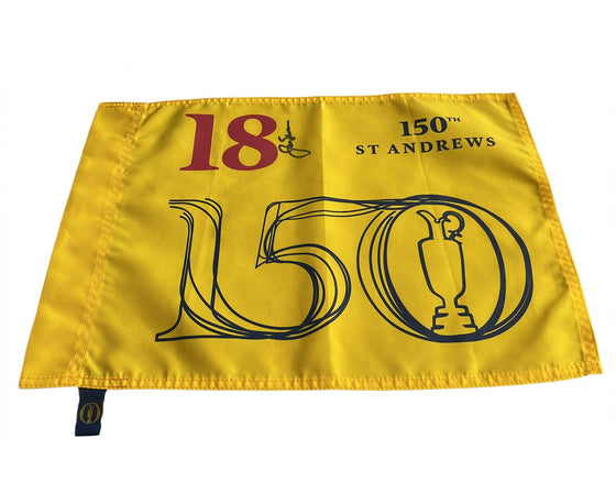 Jack Nicklaus Signed 150th Open Championship PIN FLAG St Andrews AFTAL COA