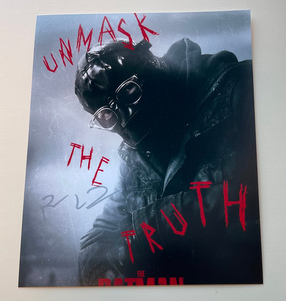 Paul Dano Signed 10X8 The Batman Photo The Riddler AFTAL COA (7217)