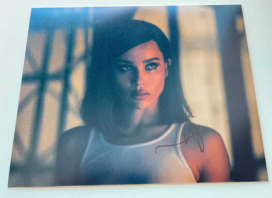 Zoe Kravitz Signed 10X8 The Batman Photo CATWOMAN AFTAL COA (7210)
