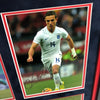 Jordan Henderson Signed & FRAMED Photo Mount Display England Euro 2020 AFTAL COA