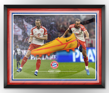  Harry Kane Signed & Framed Football Boot Bayern Munich & England AFTAL COA