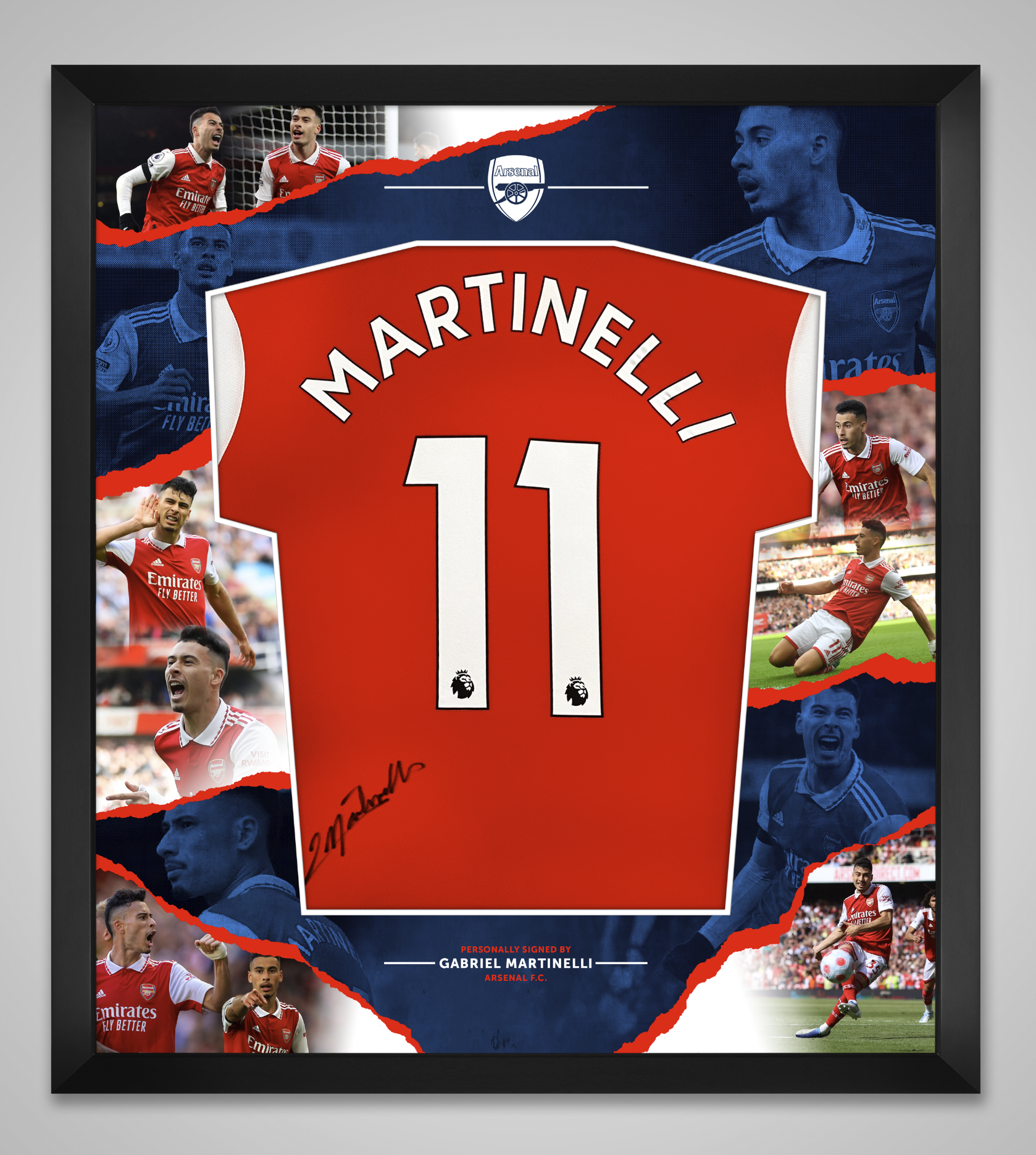 Arsenal Player Martinelli Shirt Martinelli 11 Official
