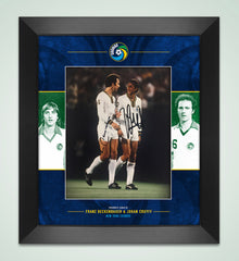  Franz Beckenbauer & Johan Cruyff Signed 10X8 Framed Photo AFTAL COA (FTO)