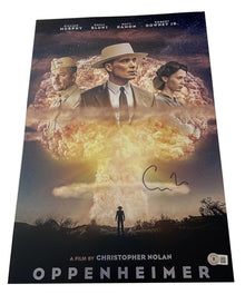  Christopher Nolan Signed 18X12 PHOTO Oppenheimer BAS TPA Beckett BJ76243