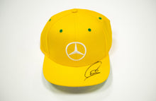  Lewis Hamilton Signed Mercedes Cap Genuine Signature PSA AN53405 Full LOA
