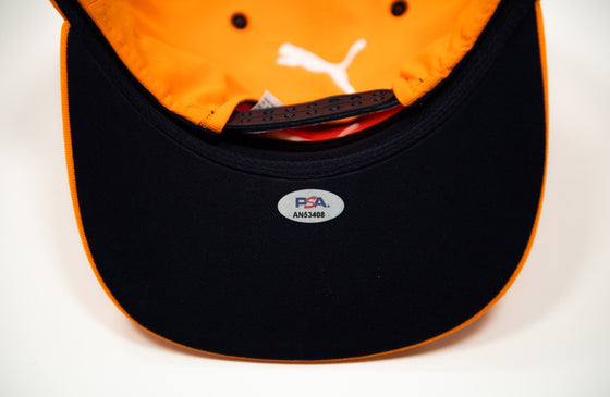 Max Verstappen Signed Redbull Cap Genuine Signature PSA AN53408 Full LOA