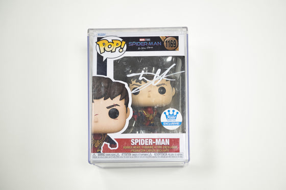 Tom Holland Signed Spider-Man: No Way Home Funko Pop Genuine Signature AFTAL COA