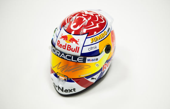 Max Verstappen Signed Mini Helmet 1:2 Red Bull Racing PSA AN53410 Full LOA