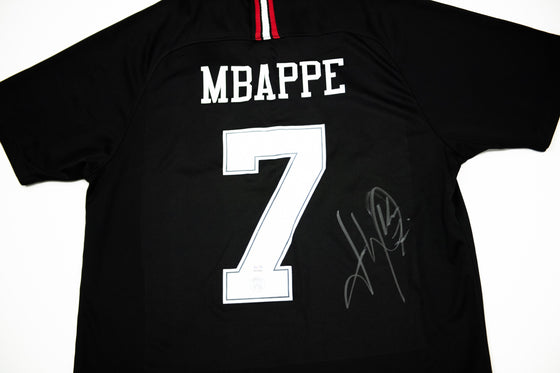 Kylian Mbappe Signed PSG & France SHIRT TPA PSA AN53402 COA