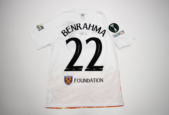 Said Benrahma SIGNED WEST HAM UNITED WHUFC EUROPA CONFERENCE PRAGUE AFTAL COA