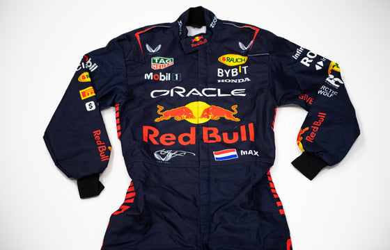 Max Verstappen Signed Red Bull Race Suit Genuine AUTOGRAPH F1 AFTAL COA