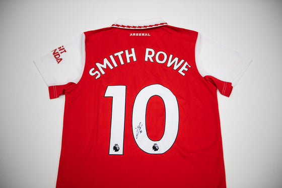 Emile Smith Rowe SIGNED Arsenal Shirt Genuine Signature AFTAL COA