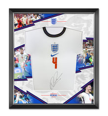  Declan RICE SIGNED & FRAMED England EURO 2020 JERSEY AFTAL COA